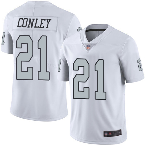 Men Oakland Raiders Limited White Gareon Conley Jersey NFL Football 21 Rush Vapor Untouchable Jersey